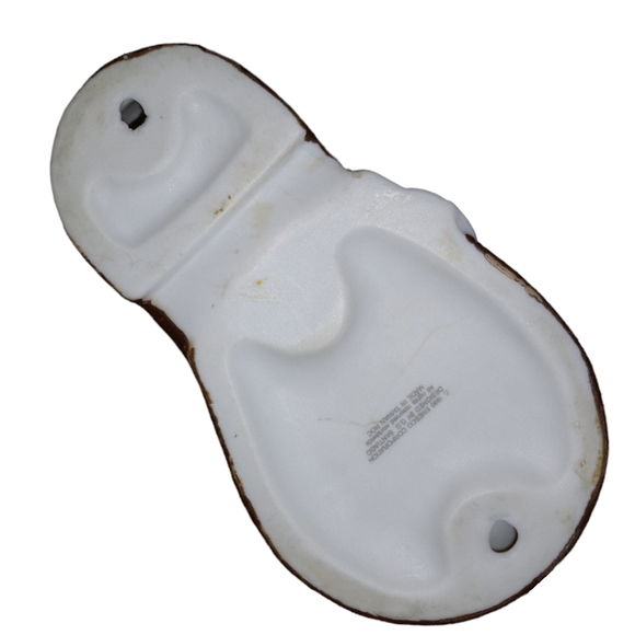 VINTAGE G G SANTIAGO CHRISTMAS COLLECTIBLE. A White Kitten in a Shoe! - Picture 11 of 12